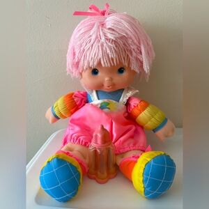Rainbow brite Baby brite doll with bottle